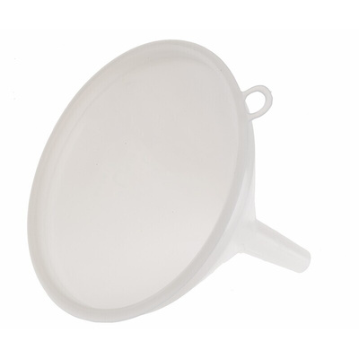 RS PRO HDPE Industrial Funnel, With 100mm Funnel Diameter, 11mm Stem Diameter