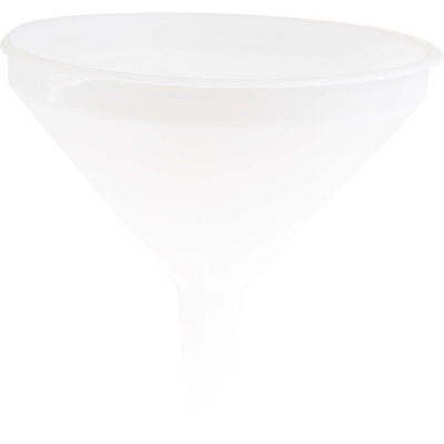 RS PRO HDPE Industrial Funnel, With 180mm Funnel Diameter, 17mm Stem Diameter