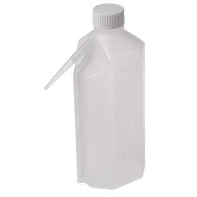 RS PRO 500ml LDPE Narrow Neck Wash Bottle