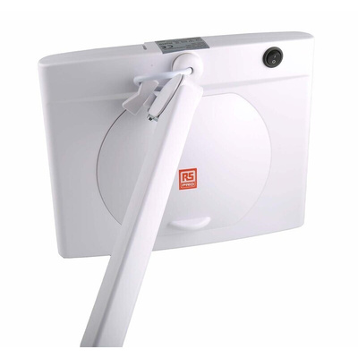 RS PRO LED Magnifier Lamp with Table Clamp Mount, 3dioptre, 190 x 160mm Lens