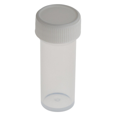 RS PRO 7ml PP Wide Neck Storage Bottle