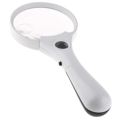 RS PRO Illuminated Magnifier, 2X x Magnification, 19mm Diameter