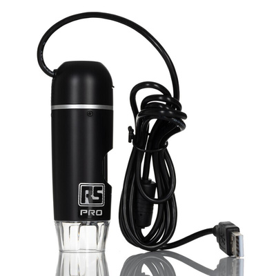 RS PRO USB  Digital Microscope, 5M pixels, 20x → 200x Magnification