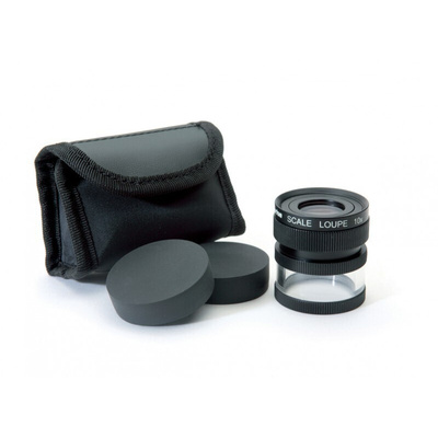 ideal-tek Handheld Magnifier, 10X x Magnification, 19mm Diameter