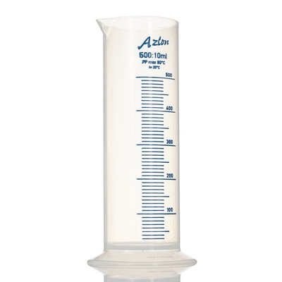 RS PRO PP Measuring Cylinder, 500ml