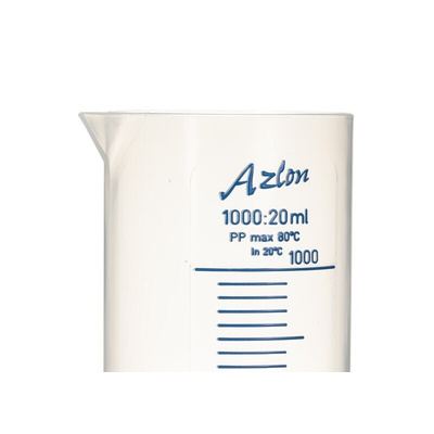 RS PRO PP Measuring Cylinder, 1000ml