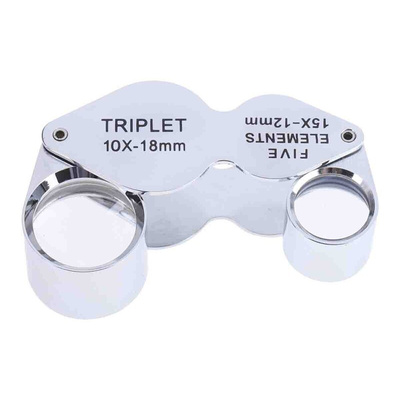 RS PRO Magnifier, 10X x Magnification, 12mm Diameter