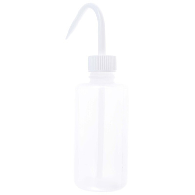 RS PRO 250ml LDPE Narrow Neck Wash Bottle