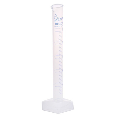 RS PRO PP Graduated Cylinder, 10ml