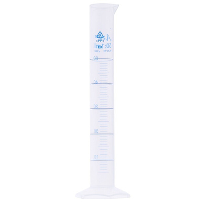 RS PRO PP Graduated Cylinder, 50ml
