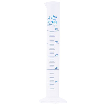 RS PRO PP Graduated Cylinder, 50ml