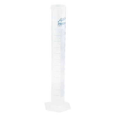 RS PRO PP Graduated Cylinder, 250ml