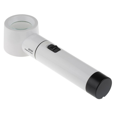 RS PRO Illuminated Magnifier, 8X x Magnification, 35mm Diameter