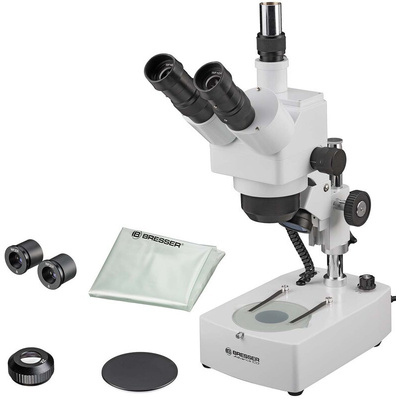 Bresser 58-04000 Trinocular Microscope, 10 → 160X Magnification