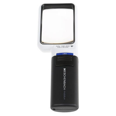 Eschenbach Illuminated Magnifier, 3.5X x Magnification, 75 x 50mm Diameter