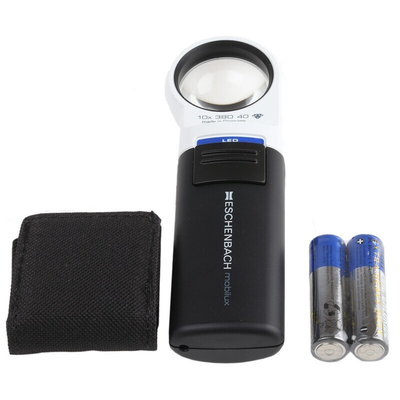 Eschenbach Illuminated Magnifier, 10X x Magnification, 35mm Diameter