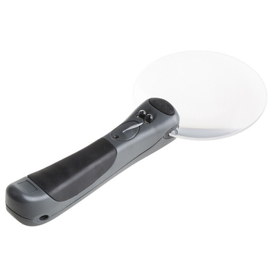 RS PRO Illuminated Magnifier, 2.5X x Magnification, 90mm Diameter
