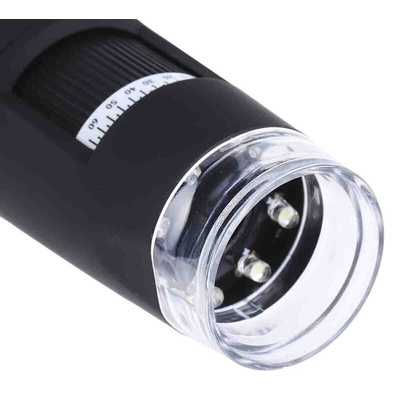 RS PRO USB Wifi Microscope, 1280 x 1024 pixels, 5 → 200X Magnification