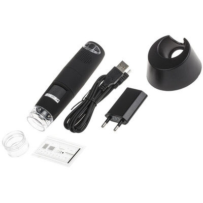 RS PRO USB Wifi Microscope, 1280 x 1024 pixels, 10 → 160X Magnification