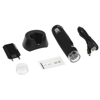 RS PRO USB Wifi Microscope, 1280 x 1024 pixels, 500 → 600X Magnification