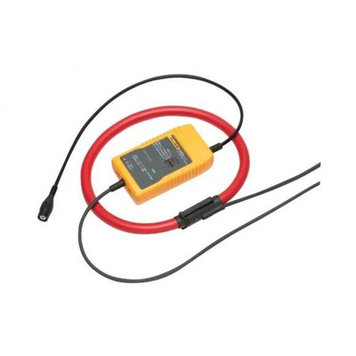 Fluke i3000S Current Probe, AC, Rogowski Coil Adapter, 3kA ac AC Max, Current Output
