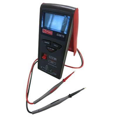 RS PRO IDM19 Handheld Digital Multimeter, 600V ac Max - UKAS Calibrated