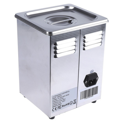RS PRO Ultrasonic Cleaner, 100W, 2L