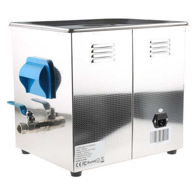 RS PRO Ultrasonic Cleaner, 300W, 9L
