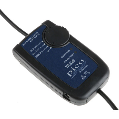 Pico Technology TA326 Current Probe, AC, Rogowski Coil Adapter, 3kA ac AC Max