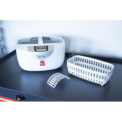 RS PRO Ultrasonic Cleaner, 50W, 2.5L
