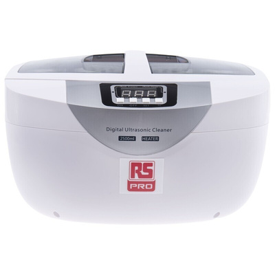 RS PRO Ultrasonic Cleaner, 50W, 2.5L