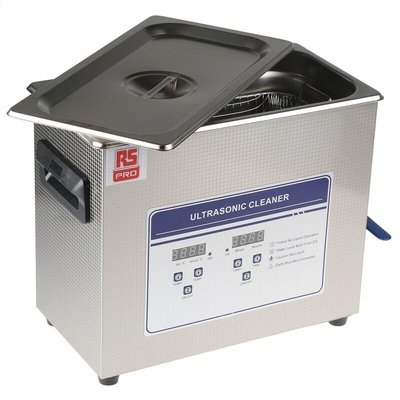 RS PRO Ultrasonic Cleaner, 200W, 6.5L