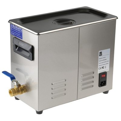 RS PRO Ultrasonic Cleaner, 200W, 6.5L