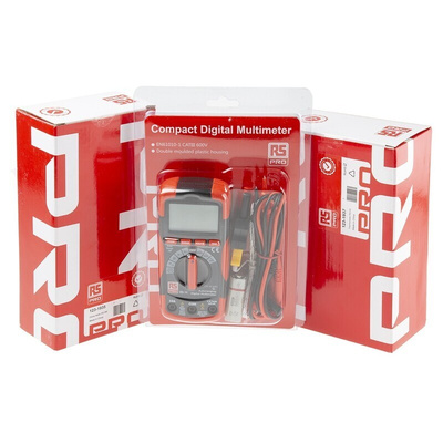 RS PRO RS14 Digital Multimeter, RS380 Clampmeter, RS42 Digital Thermometer Multimeter Kit