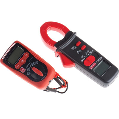 RS PRO ICM20 Clampmeter, IDM20 Digital Multimeter Kit