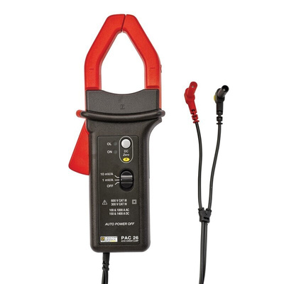 Chauvin Arnoux PAC 26 Current Clamp, 1400A dc DC Max, AC/DC Adapter, 1000A ac AC Max - UKAS Calibrated