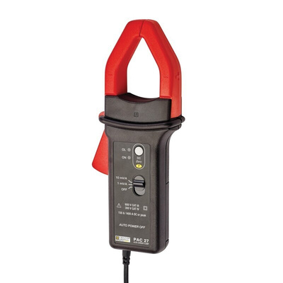 Chauvin Arnoux PAC 27 Current Clamp, 1400A dc DC Max, AC/DC Adapter, 1000A ac AC Max - RS Calibrated