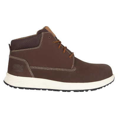 4411BR040 | Himalayan 4411 Brown Non Metallic Toe Capped Unisex Safety Boots, UK 4, EU 37