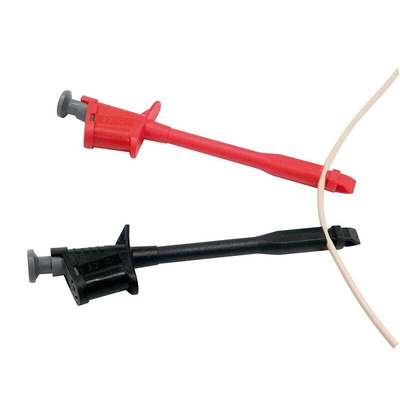 Chauvin Arnoux Set of 2 insulation-piercing clips (red/black) for Use with Multimeter