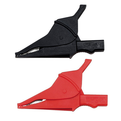 Chauvin Arnoux Crocodile Clips for Use with Multimeter