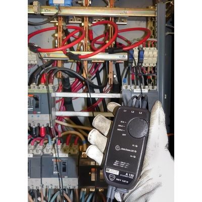 Chauvin Arnoux AmpFlex A130-80 Current Probe, AC, Rogowski Coil Adapter, 3kA ac AC Max