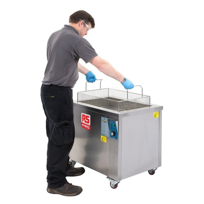 RS PRO 112L Ultrasonic Cleaning Tank, 4000W, 112L