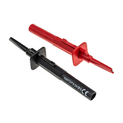 RS PRO Insulated Test Lead Set, CAT II, 20A