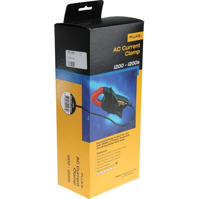 Fluke I200 Current Clamp, AC Adapter, 240A ac AC Max, Current Output
