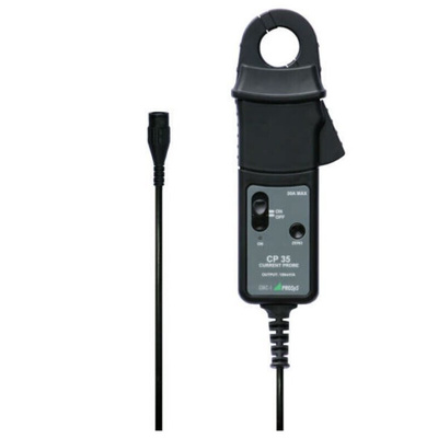 GMC-I Prosys CP- 35 Current Clamp, 30A DC Max, AC/DC Adapter, 30A ac AC Max, Current Output - RS Calibrated