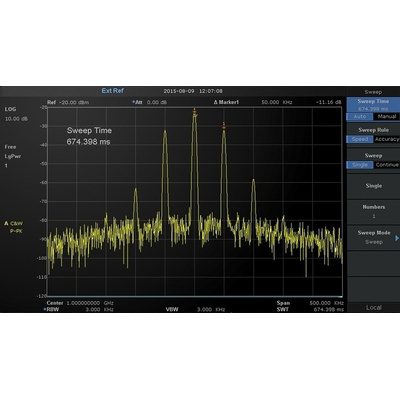 RS PRO RSSA3032X Desktop Spectrum Analyser, 9 kHz → 3.2GHz