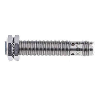 Sick Inductive Barrel-Style Proximity Sensor, M12 x 1, 4 mm Detection, PNP Output, 10 → 30 V dc, IP68, IP69K