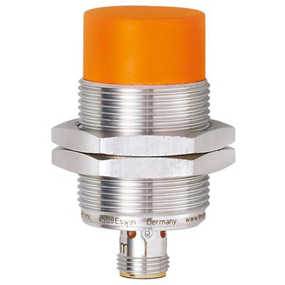 ifm electronic Inductive Barrel-Style Proximity Sensor, M30 x 1.5, 23 mm Detection, PNP & NPN Output, 10 → 30 V