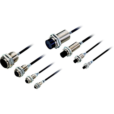 Omron E2E-NEXT Series Inductive Barrel-Style Proximity Sensor, M18 x 1, 11 mm Detection, 10 → 30 V dc, IP67