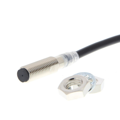 Omron E2E-NEXT Series Inductive Barrel-Style Proximity Sensor, M8 x 1, 3 mm Detection, 10 → 30 V dc, IP67